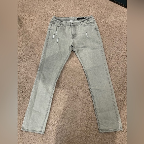 wxyz Other - Men's WXYZ NOMAD slim straight fit grey denim jeans